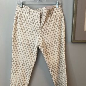 Patterned petite LOFT dress pants NWT